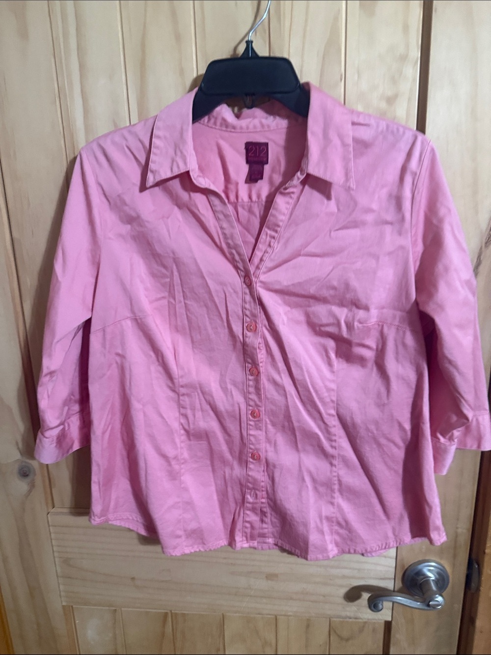 212 Collection Pink Button-Up Shirt